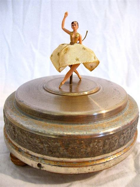 metal ballerina music box|old fashioned ballerina music box.